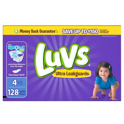 target luvs diapers size 4