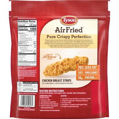 Tyson Air Fried Chicken Strips - Frozen - 20oz