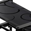 WOWLIVE 9-Tier Large Stackable Metal Shoe Rack Shelf Storage Tower Unit Cabinet Organizer for Closets, Fits 50 to 55 Pairs, Black - 2 of 4