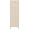 vidaXL Book Cabinet Honey Brown Solid Pinewood, MDF Medium Book Cabinet - 4 of 4