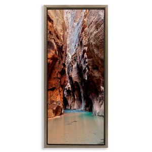 Stupell Industries Zion National Park Cliffs, 11" x 25" - 1 of 4