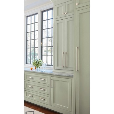 5-1/16 inch Satin Nickel Brushed Bar Cabinet Pull