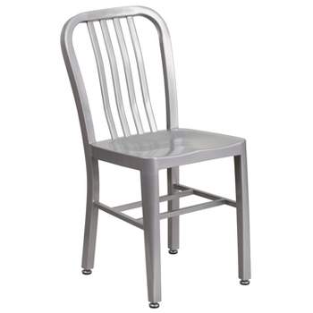 Flash Furniture Commercial Grade Metal Indoor-Outdoor Chair