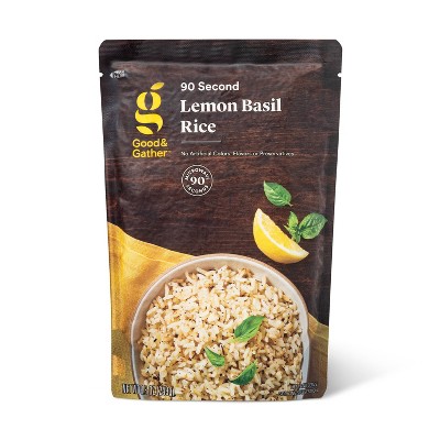 Lemon Basil Rice 8.8oz Good Gather Target