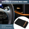 Unique Bargains Faux Suede Car Hand Sewn DIY Steering Wheel Cover - 2 of 4