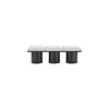 Meridian Furniture,Pavilion Boucle Fabric Bench - 2 of 4