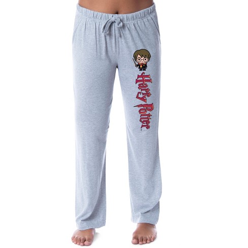 Harry Potter Womens' Chibi Character Wizarding World Sleep Pajama Pants ( small) Grey : Target