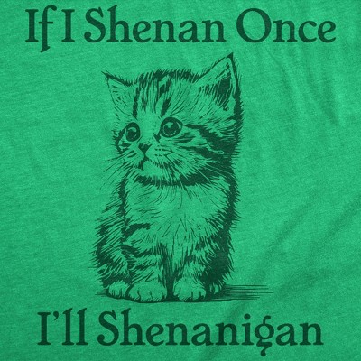 Мужские футболки Crazy Dog T-Shirts, Inc. Mens Funny T Shirts If I Shenan Once Ill Shenangian Sarcastic St Patricks Day Tee for Men - Crazy Dog Men's T Shirt With Sarcastic Sayings Green L — фото 2