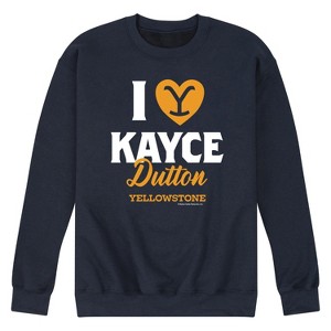 Men's - Yellowstone - Official Yellowstone Merchandise Graphic Fleece Sweatshirt - 1 of 4