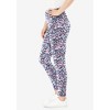 Woman Within Plus Size Stretch Cotton Printed Legging - 4 of 4