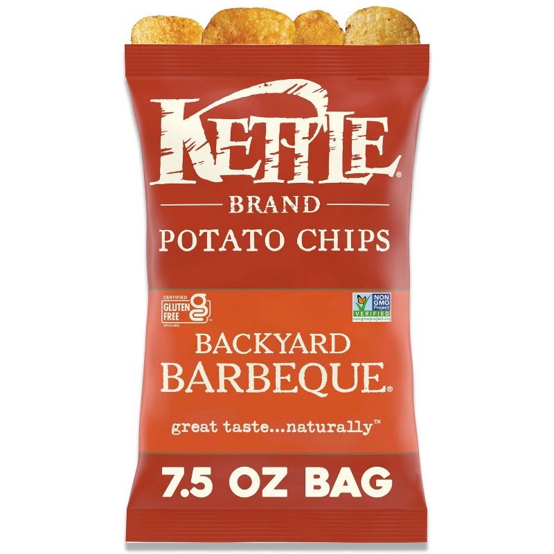 Kettle Brand Backyard Barbeque Kettle Potato Chips - 7.5oz, 1 of 7
