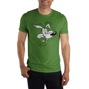 Looney Tunes Wile E. Coyote Men's Green T-Shirt - 1 of 1