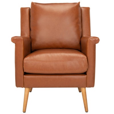 Astrid Mid-Century Armchair Cognac/Natural - Safavieh