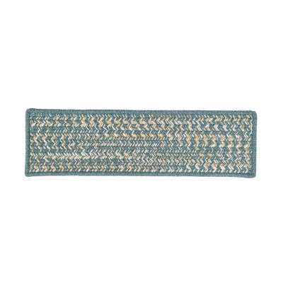 Colonial Mills Monterey Wool Tweed Stair Treads - Teal 8"x28" (SET 13)