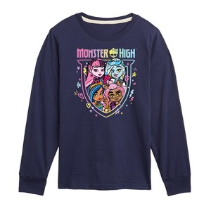 Boys' - Monster High - Toddler And Youth Long Sleeve Graphic T-Shirt Long Sleeve Graphic T-Shirt - 1 of 4