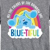 Boys' - Blue's Clues & You! - All The Colors Of The Rainbow Are Blue-tiful Long Sleeve Graphic T-Shirt - image 2 of 4