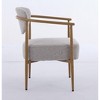 Kumasinova 24.8" Wide Dining Chairs,Upholstered Chairs with Wood Grain Metal Frame,Foam Back,Plush Armchair for Living Room,Bedroom,Dining Room - 3 of 4