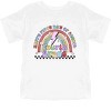 The Juniper Shop First Day First Grade Rainbow Toddler Short Sleeve Tee - 3 of 4