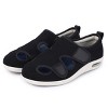 Women's Diabetic Velcro Walking Shoes Breathable Extra Wide Widths Adjustable Velcro Easy On/Off Sneakers for Elderly - 2 of 4