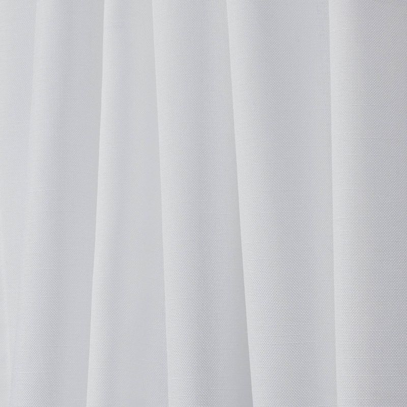 Set of 2 Nicole Miller Faux Linen Slub Textured Hidden Tab Top Curtain Panels - Nicole Miller, 4 of 8