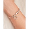 14k Rose Gold Plated Diamond Accent Tennis Bracelets Bracelets with Accent S-Link Chain - 3 of 4