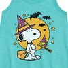- Peanuts - Snoopy Woodstock Witchcraft Graphic Sleeveless Aline Dress - 2 of 4