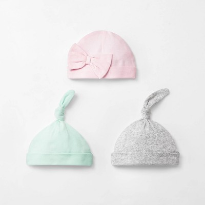 pink baby hat