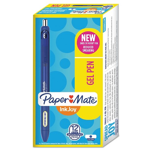 2x Paper Mate InkJoy BLUE Colour Ballpoint GEL INKPapermate Nib 0.5 mm CHEAPEST 