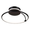 Artcraft Lighting Halo 1 - Light Semi-Flush Mount in  Black - 2 of 4