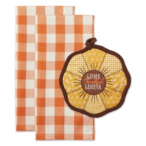 Design Imports Sunflower Potholder Gift (Set Of 3) - 1 of 4