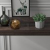 Farmhouse Console Table, 40" Entryway Table with Storage, Slatted Style 2-Tier Sofa Table with Shelf - 4 of 4