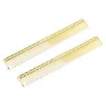 Unique Bargains Hair Combs Barber Brush Tools for Men and Women Styling Comb for Curly Straight Wavy Hair 2 Pcs