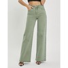 Women's High Rise Wide Leg Jeans - RISEN - 4 of 4