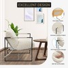 Sling Accent Chairs, Modern Accent Chair with Metal Frame, Cozy Reading Chair, Comfy Armchair with Shredded Foam Cushioning for Bedrooms - 4 of 4