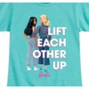 Girls' - Barbie - Life Each Other Up Fitted Short Sleeve Graphic T-Shirt - 2 of 4