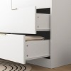 CAVINAS Wooden Dresser with 6/8/9 Drawers,Storage Chest of Drawers with Metal Handle,Storage Cabinet for Bedroom,Living Room,Entryway,Office,Closet - 4 of 4