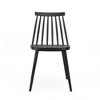 Lyngins Set of 2 Farmhouse Style Dining Chairs – Spindle Backrest, Sturdy Polypropylene Plastic, Easy Maintenance for Dining Room, Living Room - 4 of 4
