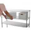 Dolonm Wire Shelving Unit, 6000 LBS NSF Height Adjustable Metal Garage Storage Shelves with Wheels,Metal Shelves - 2 of 4