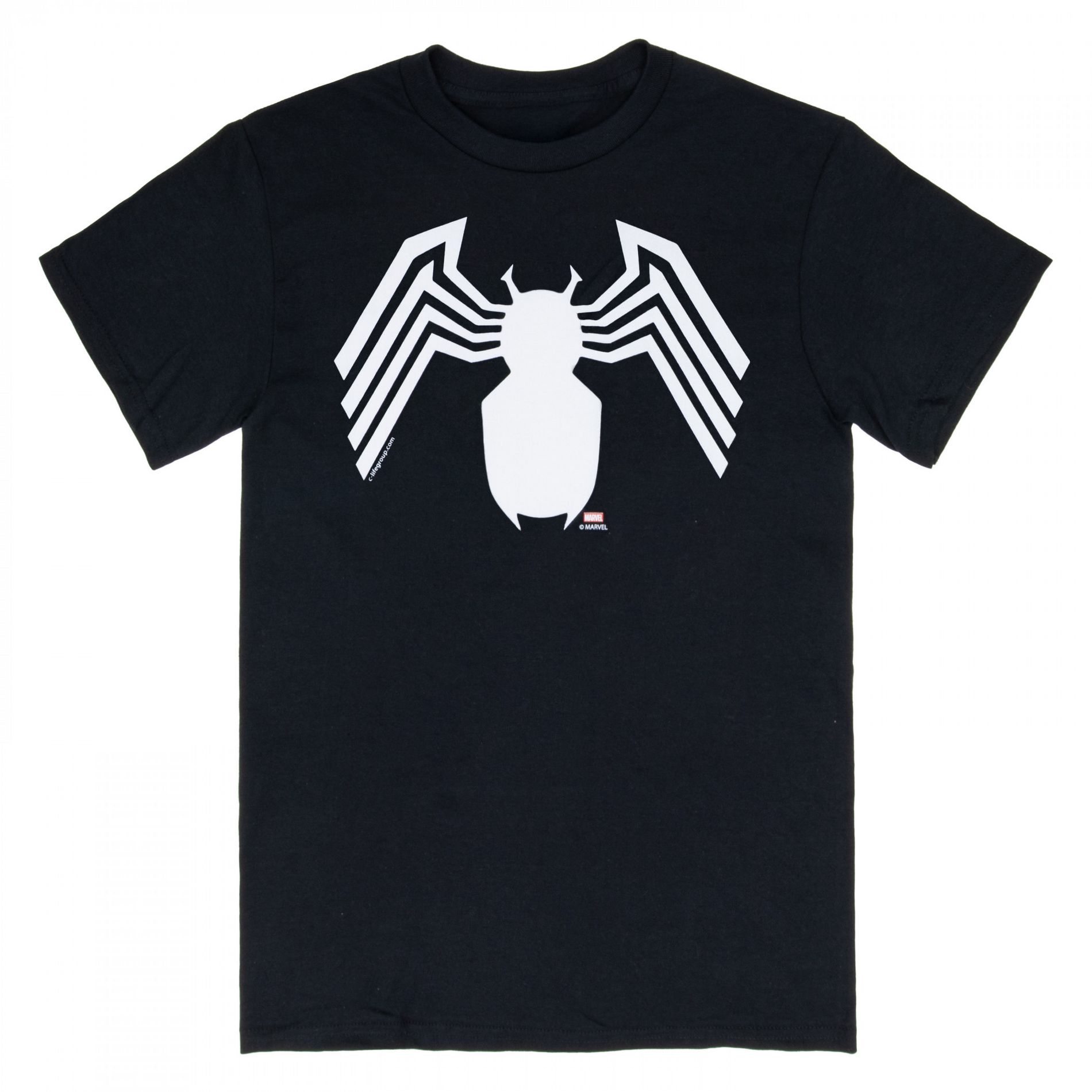 Mens Spider-Man Symbiote Suit Logo T-Shirt - Small