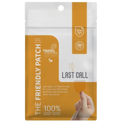 The Friendly Patch Last Call Patches 8 Party Patches, Vine Tea, Caffeine, Milk Thistle