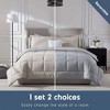BAGOKIE 5/7 PCS Bed in a Bag Reversible Bedding Set with Comforter, Sheets, Pillow Sham, Pillowcase - 4 of 4