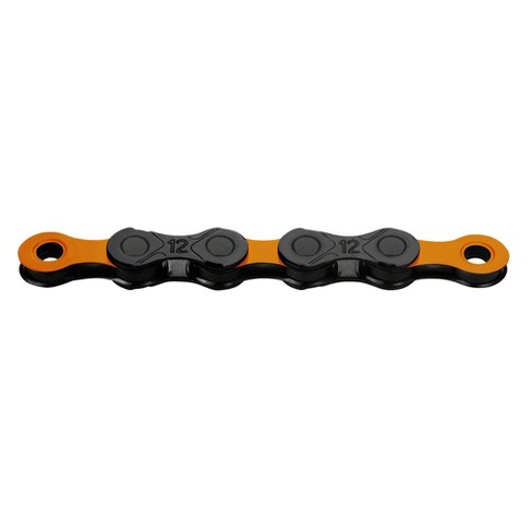 Kmc Dlc 12 Chain 12 speed 126 Links Black orange Titanium Coated