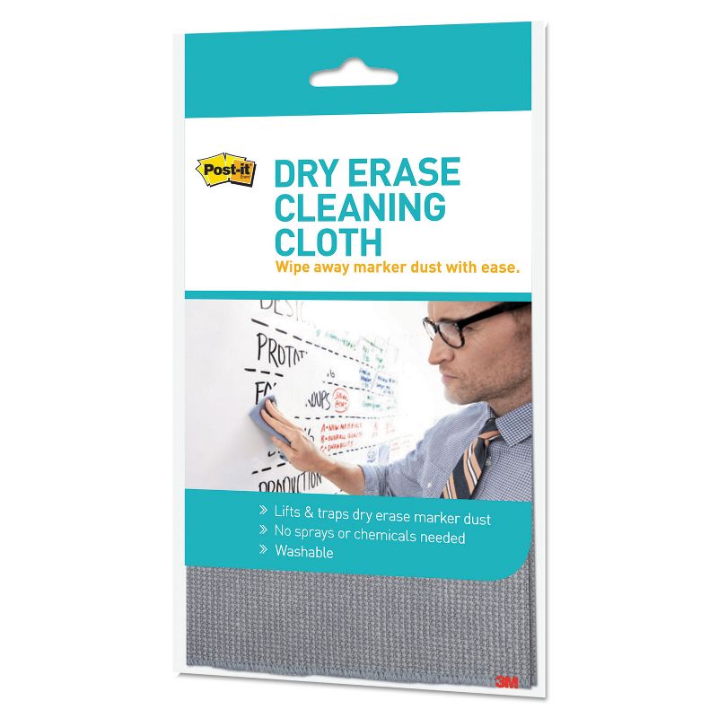 Post-it Dry Erase Cleaning Cloth Fabric 10 5/8"w x 10 5/8"d DEFCLOTH, 5 of 7