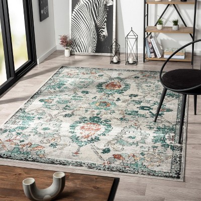 Luxe Weavers Moroccan Floral Area Rug Vintage Carpet