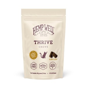 Hemp Well Thrive Cat Soft Chews - For Skin Health & Seasonal Allergies - 60 ct. - 1 of 4