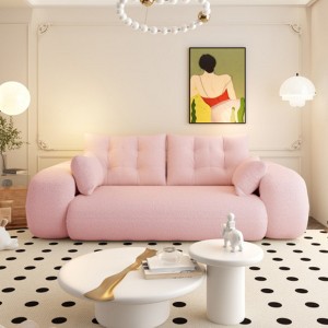 TiramisuBest 78.7" Grey Fabric Human Dog Bed, Foldable 3-in-1 Sofa Couch for Living Room, Guest Room & Playroom - 1 of 4