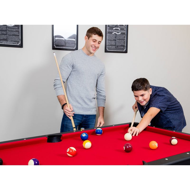 Hathaway Spartan 6' Pool Table with Table Tennis Conversion Top - Black, 3 of 12