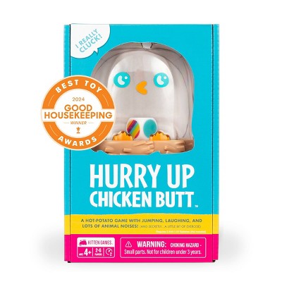 Hurry Up Chicken Butt Family Friendly Hot-Potato Card Game