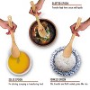LunaLulinlk Bamboo Kitchen Utensils Set 8-Pack - Wooden Cooking Utensils - 4 of 4