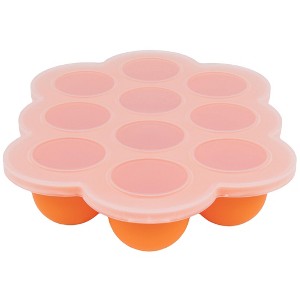 WeeSprout Silicone Freezer Tray w/ Clip on Lid Perfect Food Storage Container for Homemade Baby Food - 1 of 4